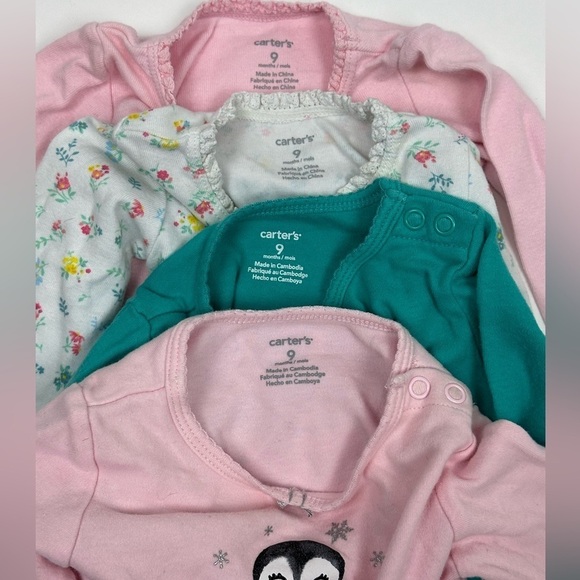 Infant Girls Onesies Lot of 4 - Picture 7 of 7